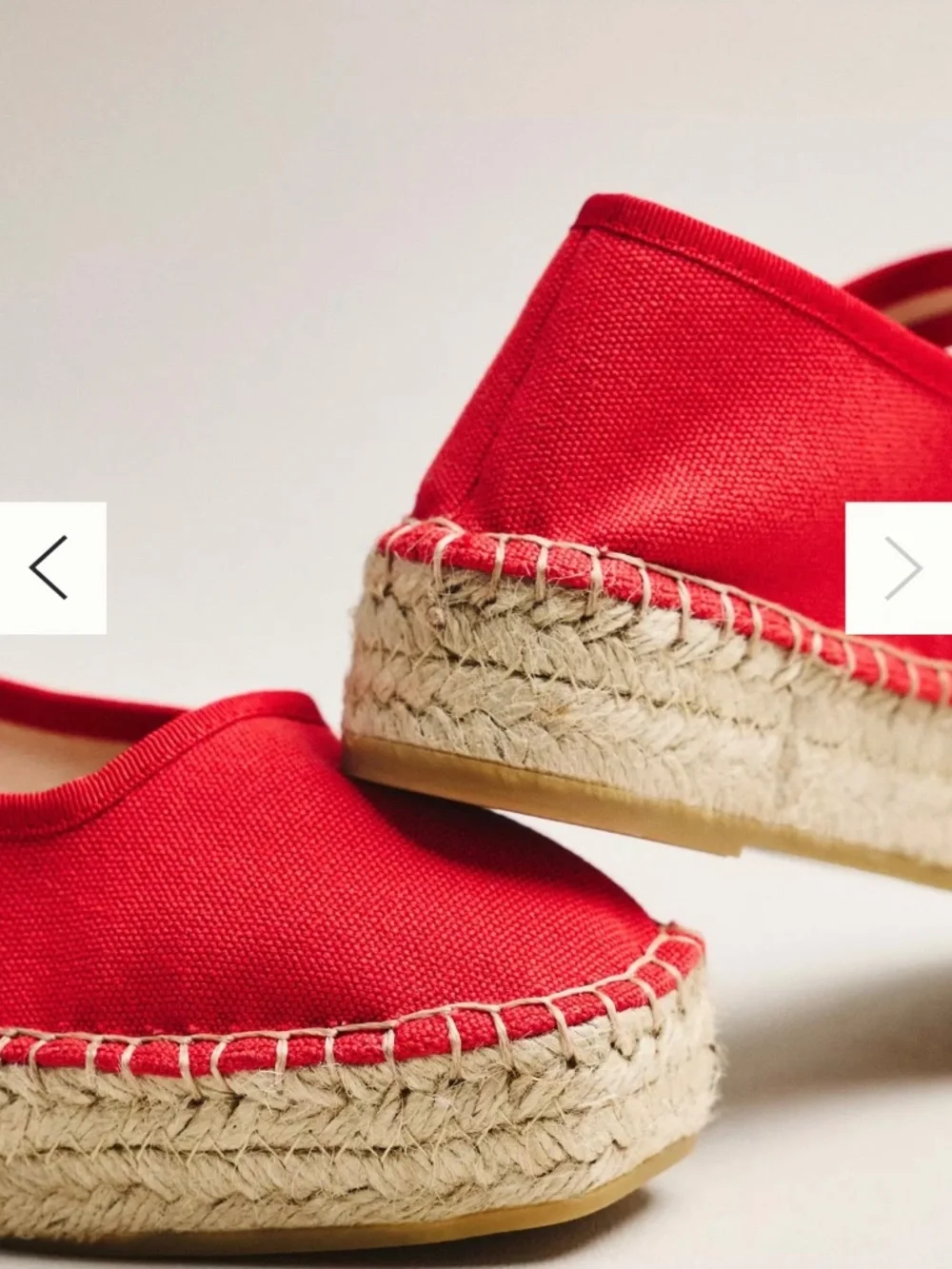 Maeve Anthropologie Mary Jane Espadrille Flats Cherry Red Size 8/US EU 39